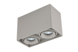 Накладной светильник под сменную лампу Donolux DL18611/02WW-SQ Silver Grey