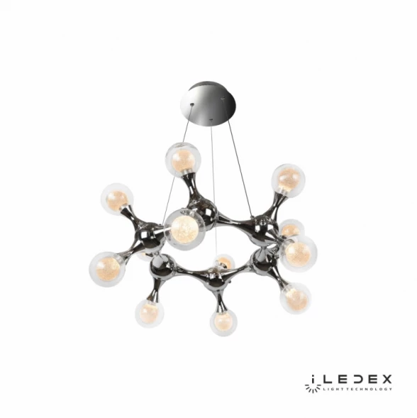 Подвесная люстра C4465-12R CR iLedex