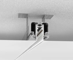 Шинопровод, встраиваемый в натяжной потолок, DC 48 В, L2500xW49.5xH51мм, белый Donolux DLS2500InCW