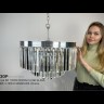 Люстра RH 1920S ODEON CLEAR GLASS FRINGE 3-TIER CHANDELIER chrome