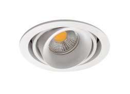 Встраиваемый светильник под сменную лампу Donolux DL18615/01WW-R White/Black