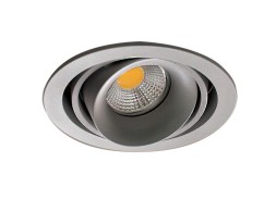 Встраиваемый светильник под сменную лампу Donolux DL18615/01WW-R Silver Grey/Black