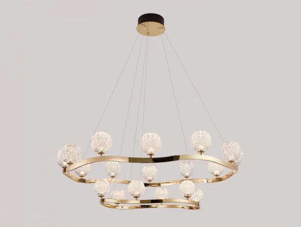 Подвесная люстра 3818/S gold Newport