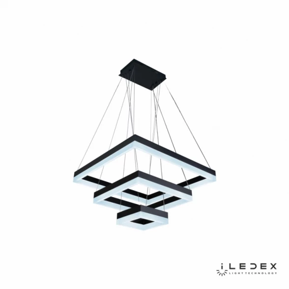 Каскадная люстра D0319-3 (200x400x600) BK iLedex