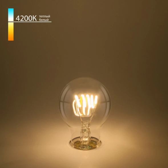Светодиодная лампа Classic FD 6W 4200K E27 (A60 спираль прозрачный) ( BLE2708) Elektrostandard