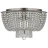 Люстра JACQUELINE CLEAR FLUSH-MOUNT Crystal