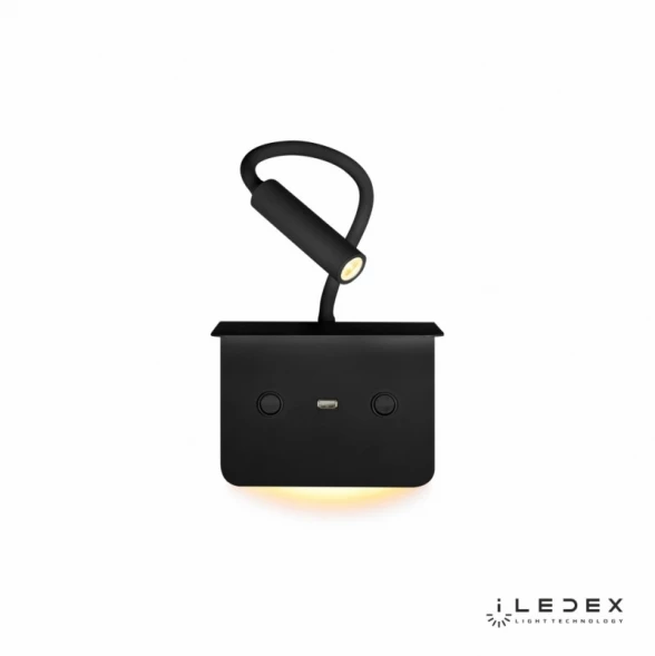 Бра 7031C BK iLedex