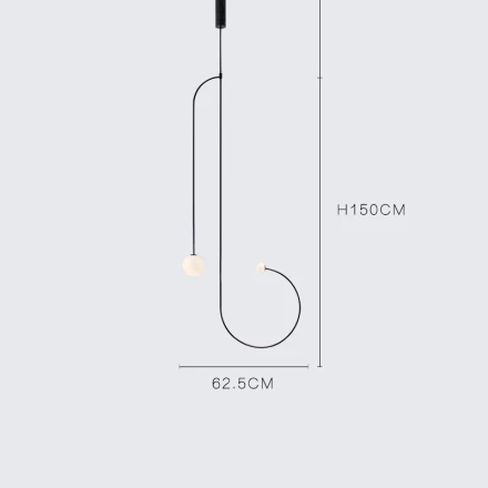 Подвесной светильник LINES B