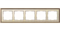 Рамка WL77-Frame-05 (золото/белый) Werkel