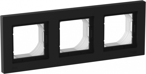 Рамка 3-постовая IP 45 КАРБОН, ATN441003