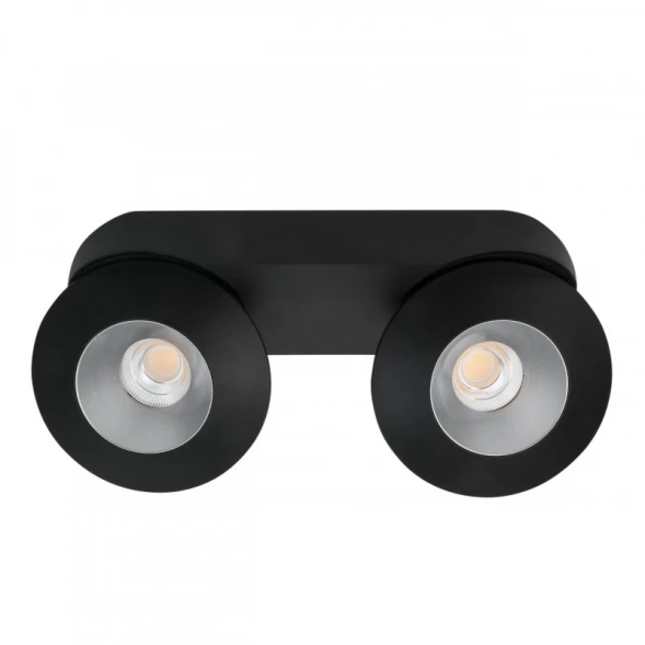 Накладной светильник KRIS SLIM 2 Black/Grey LeDron