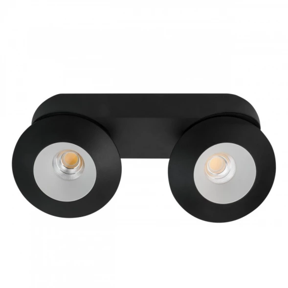 Накладной светильник KRIS SLIM 2 Black/White LeDron