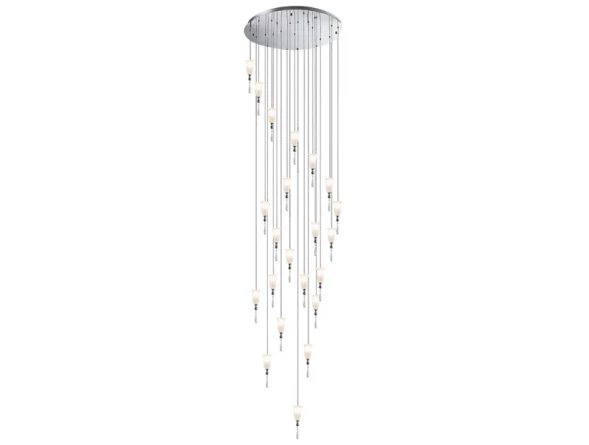 Каскадная люстра Newport 4812+10/S chrome