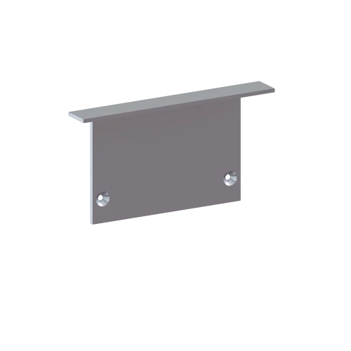 Боковая заглушка для профиля L18529 Цвет: Анодированное серебро