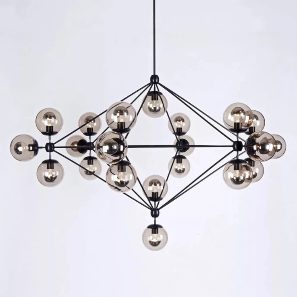 люстра Modo Chandelier 21 Globes Black