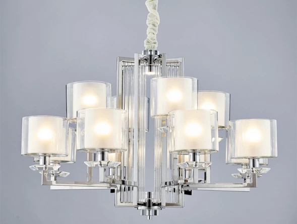 Подвесная люстра 4408+4/C chrome Newport