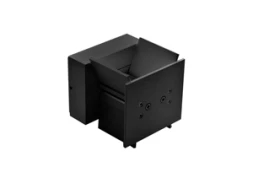 Twizzle база для накладки DL20121Cover, 2х3W, L85 W95 H85мм, 224Lm, Ra80, 3000K, IP54, черна Donolux DL20121BaseB IP54