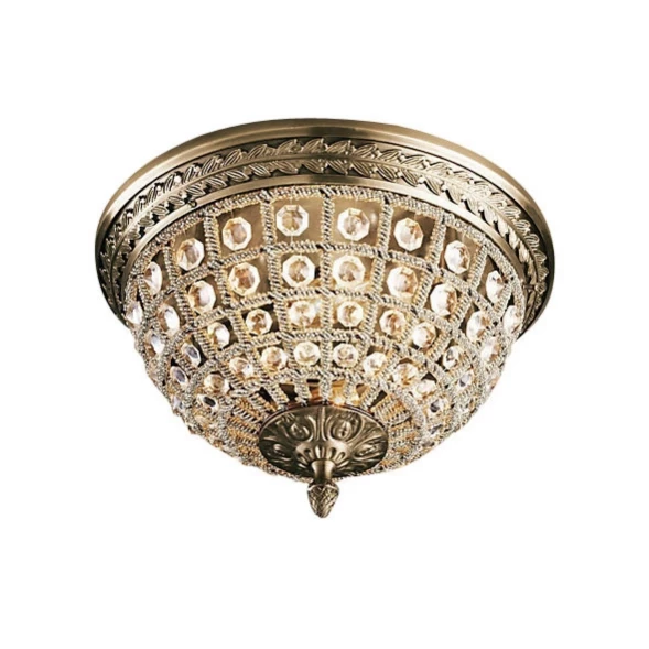 Накладная люстра KR0108W-2 antique brass DeLight Collection