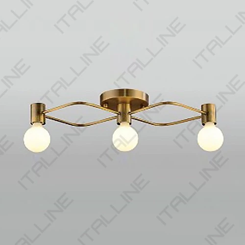 Накладная люстра Vega PL 6088/3 bronze ITALLINE