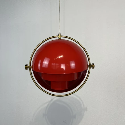 Люстра Louis Weisdorff Gubi Multi-lite Pendant Red