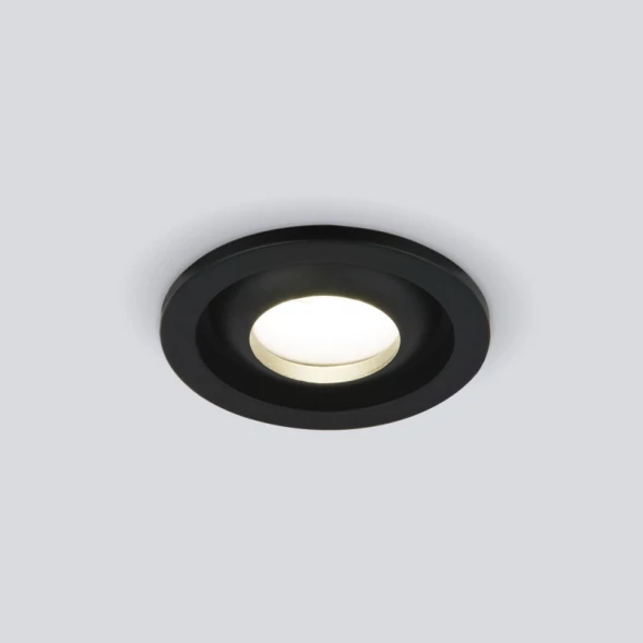 Встраиваемый светильник Elektrostandard 25022/LED 5W 4200K BK черный