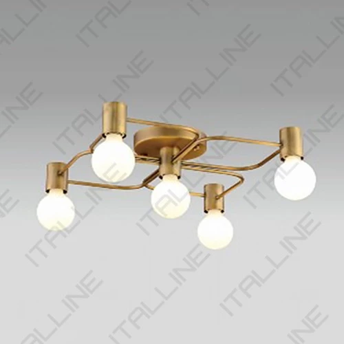 Накладная люстра Vega PL 6088/5 bronze ITALLINE