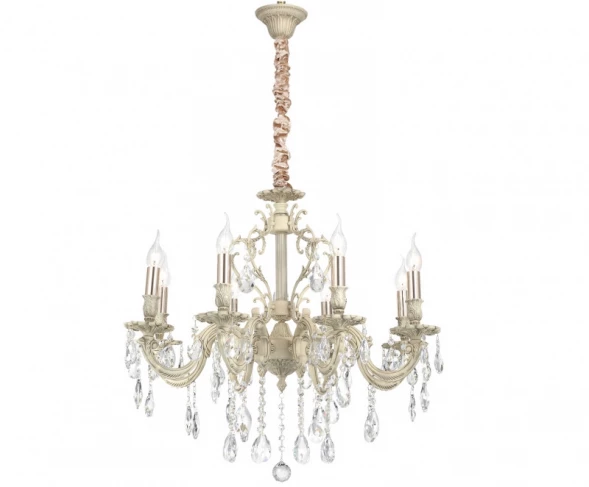 Подвесная люстра BARLETTA 1730.8 cream white Lucia Tucci