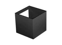 Квадратная накладка для базы DL20121Base, L100 W100 H100мм, черная Donolux DL20121CoverSQB