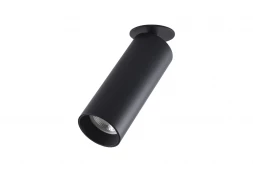 Светильник встраиваемый, 10Вт, D57хH185мм, 898Лм, 38°, 4000К, IP20, Ra &amp;gt;90, черный RAL9005,блок питания в комплекте Donolux DL18895R10N1B IN