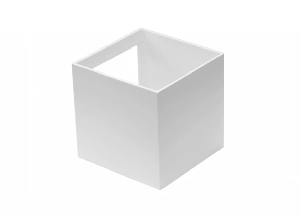 Квадратная накладка для базы DL20121Base, L100 W100 H100мм, белая Donolux DL20121CoverSQW