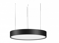 Подвесной светодиодный светильник, 60Ватт, 3000К, D-600мм.,черный Donolux S111052D600WW Black Sp