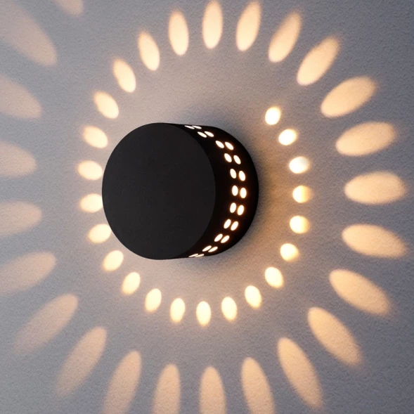 Светильник настенный 1585 TECHNO LED ARKADA черный Elektrostandard