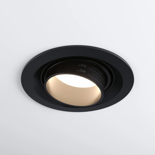 Встраиваемый светильник 9919 LED 10W 4200K черный Elektrostandard