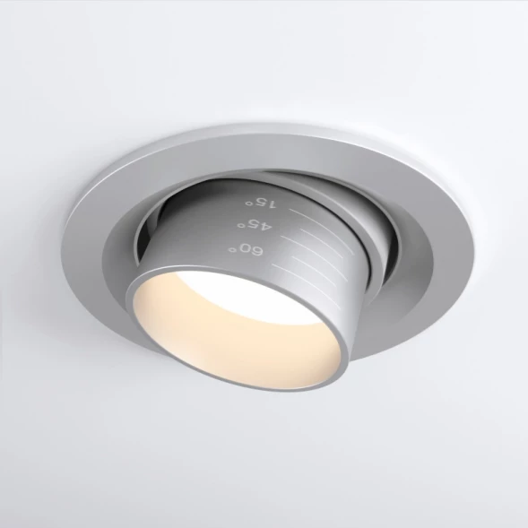 Встраиваемый светильник 9920 LED 15W 4200K серебро Elektrostandard