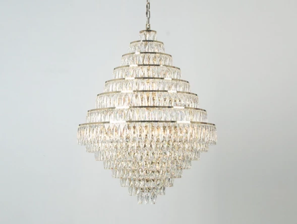 Каскадная люстра Newport 10125+28/C gold