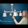 Люстра на штанге VARDA 8 lamps Grey