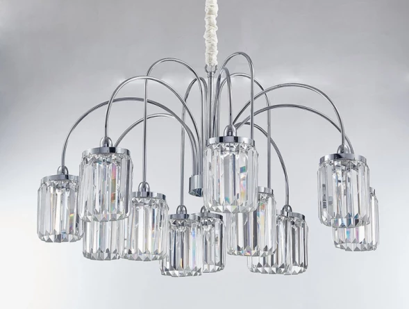 Подвесная люстра 4508+4/C chrome Newport