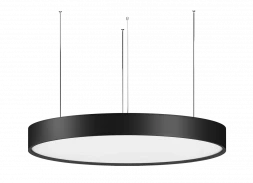 Подвесной светодиодный светильник, 96Ватт, 3000К, D-800мм.,черный Donolux S111052D800WW Black Sp