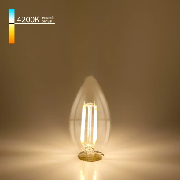 Светодиодная лампа Свеча BLE1426 9W 4200K E14 (CW35 прозрачный) Elektrostandard