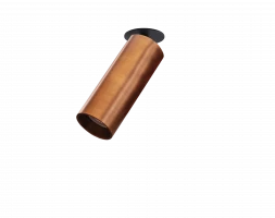 Светильник встраиваемый, GU10, D57хH185мм,IP20, черный-бронза, без лампы Donolux DL18895R1BBronze IN