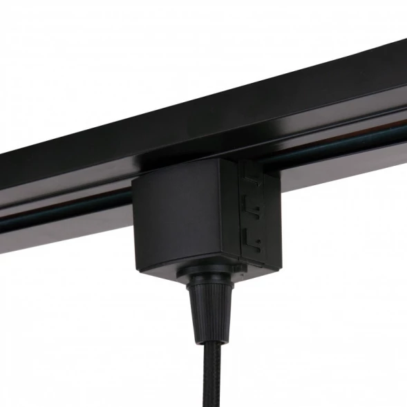 Адаптер TRLM-1-BK /Коннектор для однофазного шинопровода черный Elektrostandard