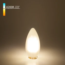 Светодиодная лампа Свеча BLE1427 9W 4200K E14 (C35 белый матовый) Elektrostandard