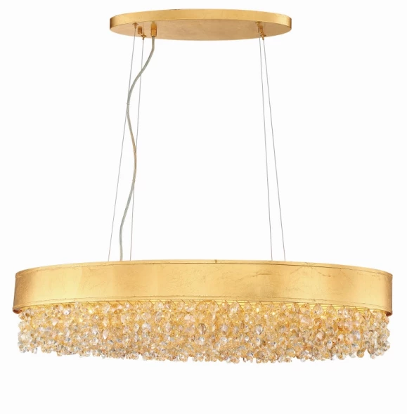 Подвесная люстра FABIAN 1555.8 gold leaf Lucia Tucci